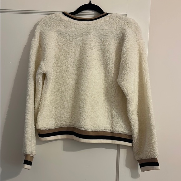 Ardene Cream Fuzzy Sweater - Picture 3 of 4